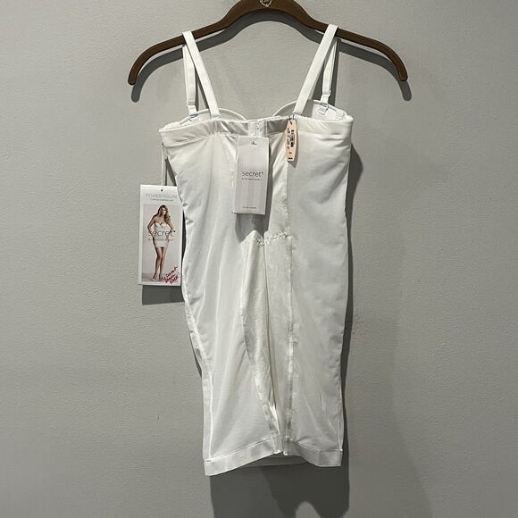 Victoria’s Secret Power Figure Cupped Shaping Slip 32A White Shapewear Coquette - Picture 2 of 7